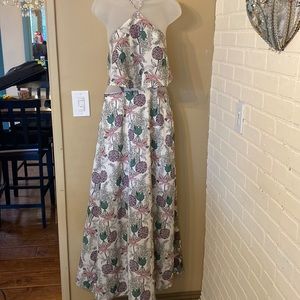 Garota floral bohemian dress